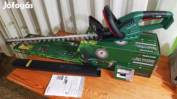 Új Parkside Phsa 20-Li C3 akkus sövényvágó 20V eladó + ajándék