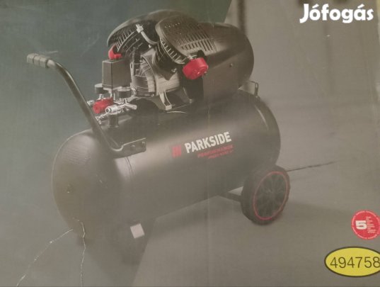 Új Parkside Prémium kompresszor (2 hengeres) eladó