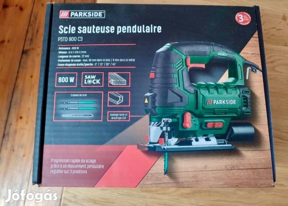 Új Parkside Pstd 800 C3 Dekopír, Dekopírfűrész, Szúrófűrész
