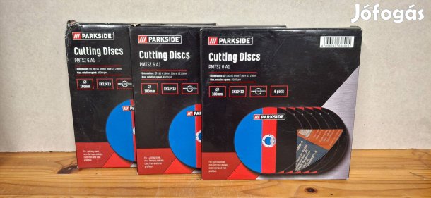 Új Parkside flexkorong 6x3db-os azaz 18db 180mm átmérőjű