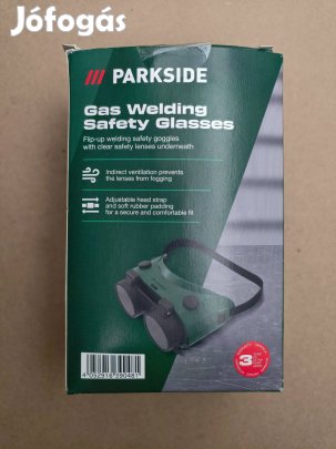 Új Parkside hegesztőszemüveg felhajtható