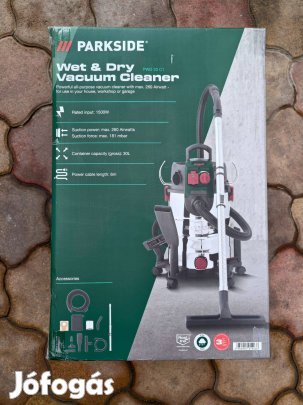 Új Parkside száraz nedves porszívó 1500w PWD 30 C1