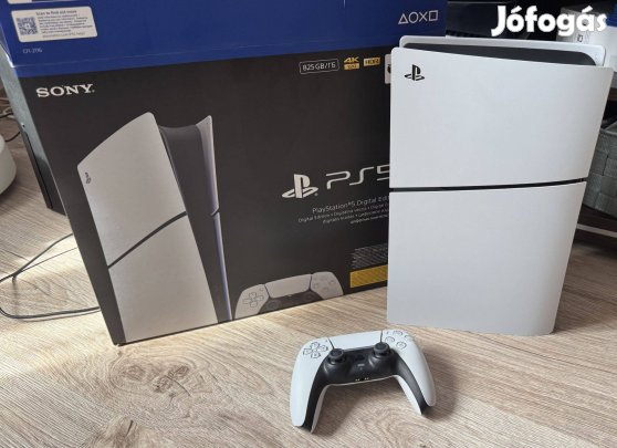 Új Playstation 5 Digital eladó 2028.02.11-ig garanciás