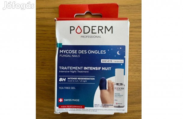 Új Poderm Intenzív Éjszakai Körömgomba Kezelő Kezelés Szérum+Gél+Szili