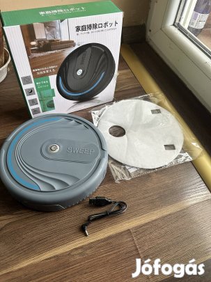 Új Portörlő "robot" inkább gyerek játék szürke/ fehér színben