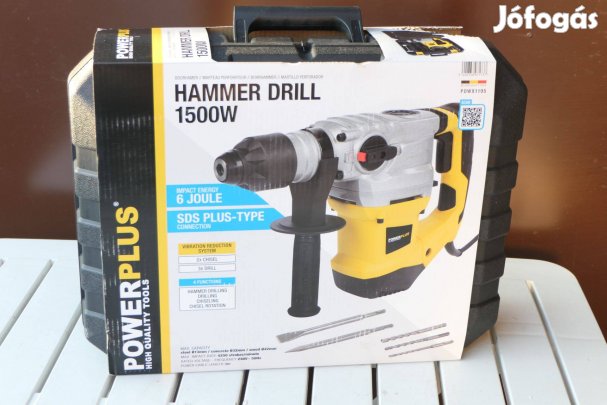 Új Powerplus Powx1195 elektromos fúrókalapács 1500W