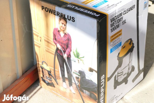 Új Powerplus Powx322 vakuum porszívó száraz/nedves 1000W