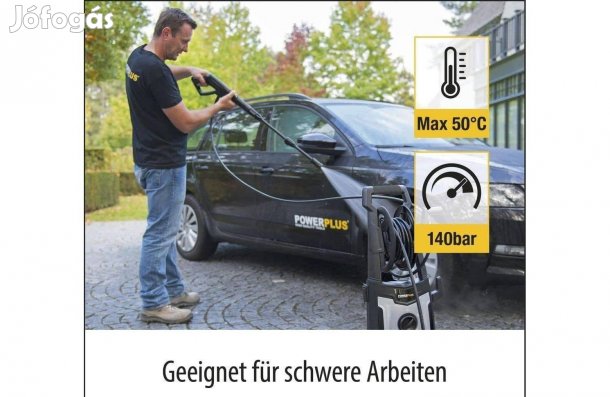 Új Powerplus magasnyomású mosó 1800W sterimo 140bar 420l/h