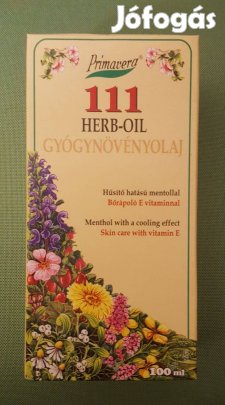 Új Primavera 111 gyógynövény olaj 100 ml masszázs olaj stb. %