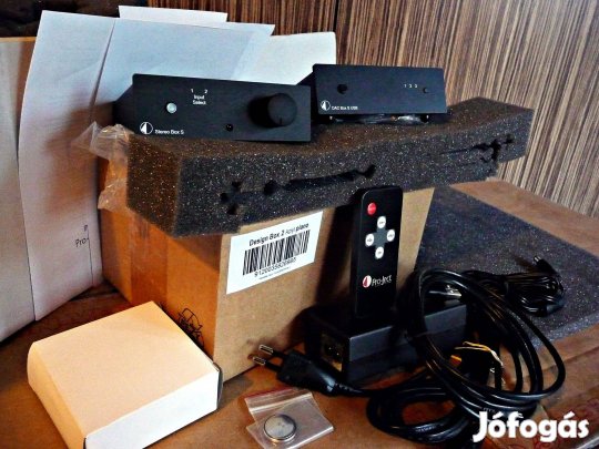 Új Pro-Ject Phono SET HIFI-Airplay Stereo erősítő+Pro-Ject DAC eladó