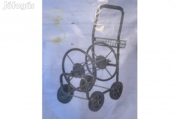 Új Pro.Tec Tömlőkocsi Locsolócsőhöz Slaghoz Kocsi XL 86 x 44 x 95 cm