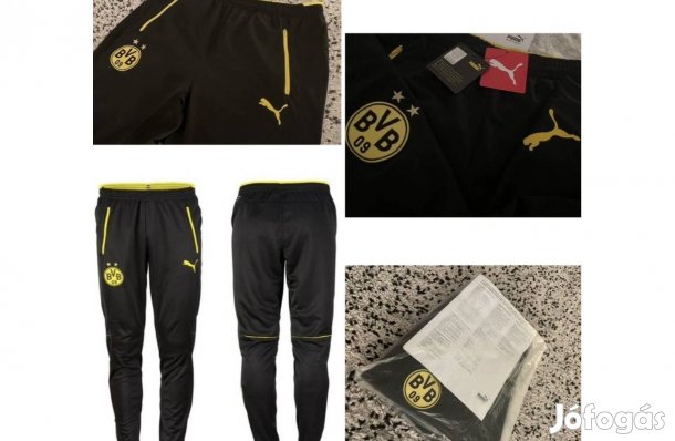 Új Puma BVB Borussia Dortmund pre-match nadrág melegítő alsó - M/L