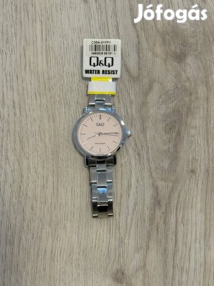 Új Q&Q női karóra szolid rózsaszín hátlappal, vízálló
