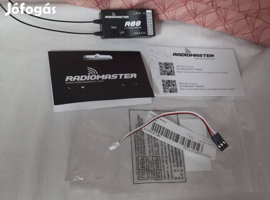 Új Radiomaster R88, Futaba kompatibilis 2.4ghz 8-csatornás v