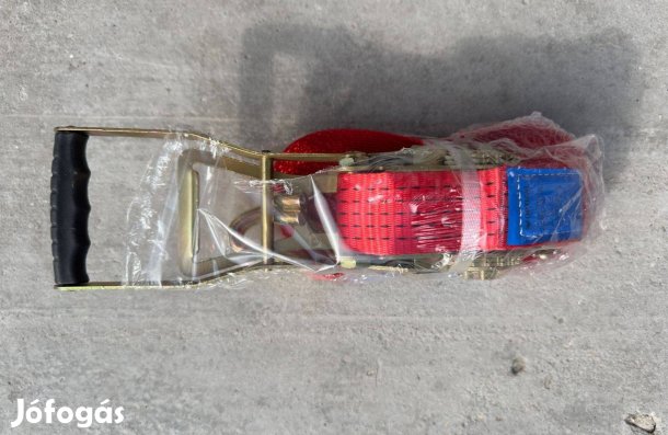 Új Rakományrögzítő Spanifer Racsnis Kampós 10 m Max 5t Piros EN12195-2