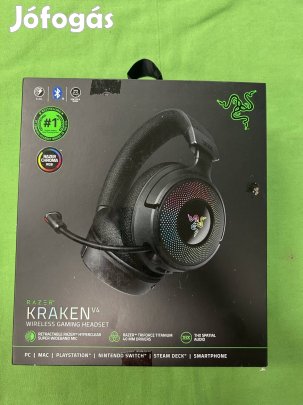 Új Razer Kraken v4 vezeték nélküli gamer fejhallgató