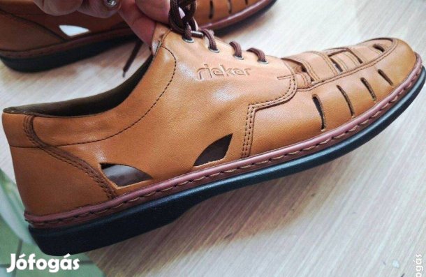 Uj Rieker 43-as ferfi tavaszi bőrcipő