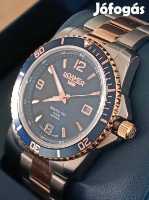 Új Roamer Nautic 100 férfi óra karóra 42mm Full Set