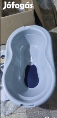 Új Rotho fürdetőkád , babakád állvánnyal, le eresztő csővel, 