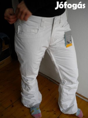 Új Roxy Backyard warmflight Slim fit fehér női M-es sínadrág