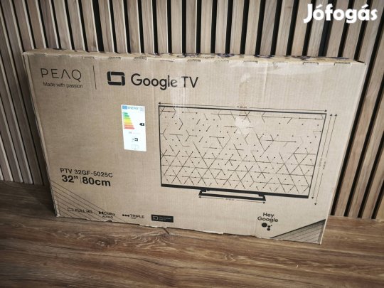 Új SMART WIFI 82CM LED TV. Google TV. Youtube.Netflix.Disney.Max