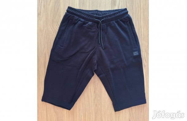 Új S 883 Police Férfi Pamut Rövidnadrág Nadrág Melegítő Fekete Rövid