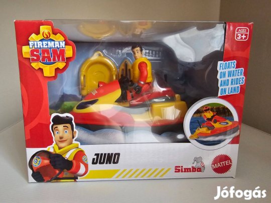 Új Sam a tűzoltó - Juno mentő jet-ski Elvis figurával