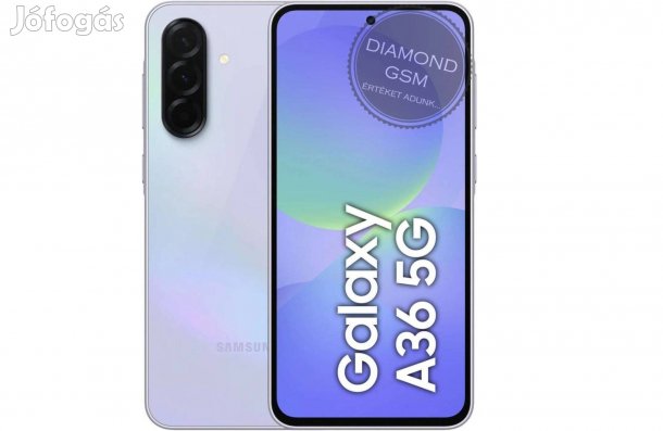 Új Samsung A36 A366B 5G 128GB 6GB Dual, Lila színben,