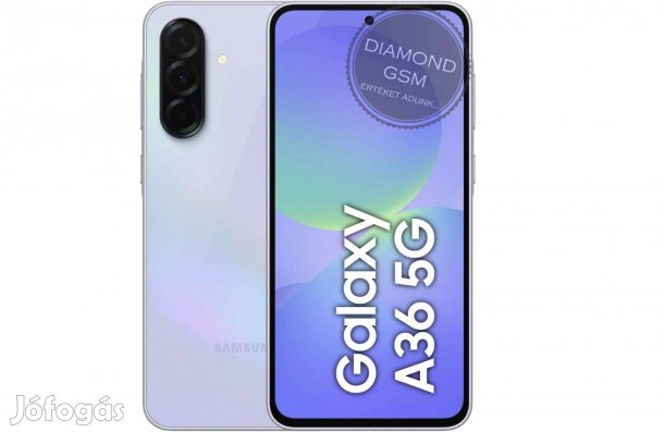 Új Samsung A36 A366B 5G 256GB 8GB Dual, Lila színben