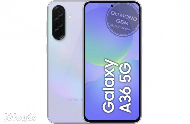Új Samsung A36 A366B 5G 256GB 8GB Dual, Lila színben,