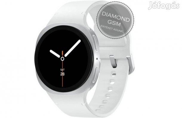 Új Samsung Galaxy L320 Watch8 40mm Ezüst színben, gyári