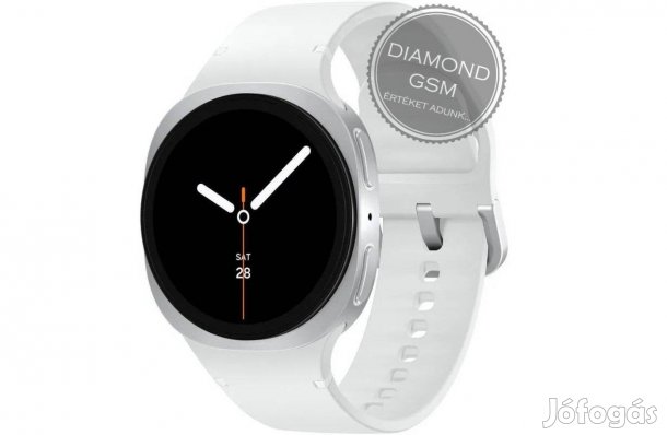Új Samsung Galaxy L330 Watch8 44mm Ezüst színben, gyári