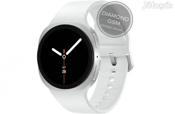 Új Samsung Galaxy L330 Watch8 44mm Ezüst színben, gyári