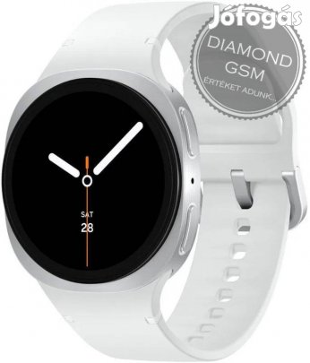 Új Samsung Galaxy L335 Watch8 LTE 44mm Ezüst színben