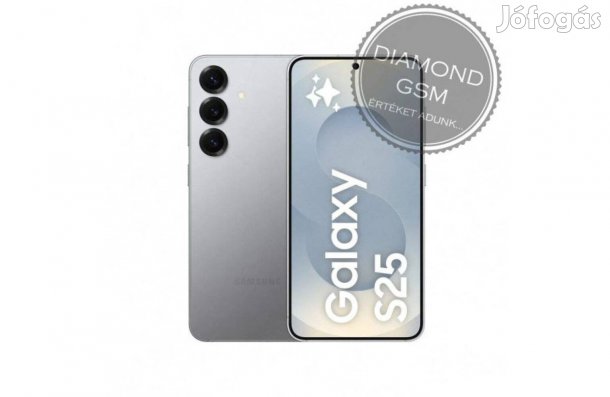 Új Samsung S931B/DS S25 5G 128GB 12GB Dual, Ködös Ezüst