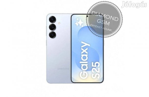 Új Samsung S931B/DS S25 5G 256GB 12GB Dual, Jeges kék