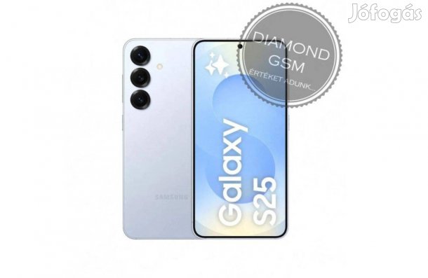 Új Samsung S931B/DS S25 5G 256GB 12GB Dual, Jeges kék