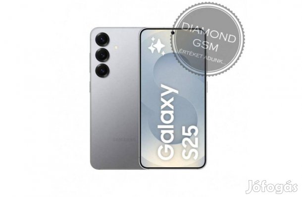 Új Samsung S931B/DS S25 5G 256GB 12GB Dual, Ködös Ezüst