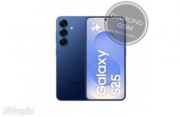 Új Samsung S931B/DS S25 5G 256GB 12GB Dual, Tengerészkék