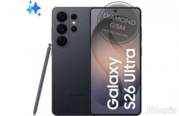 Új Samsung S948B/DS S26 Ultra 5G 256GB 12GB Dual, Fekete