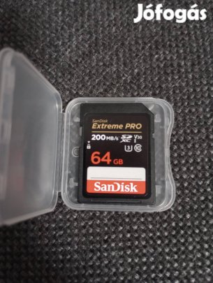 Új Sandisk 64 GB SD memóriakártya