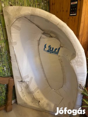 Új Sanotechnik asszimetrikus balos fürdőkád eladó Budapesten