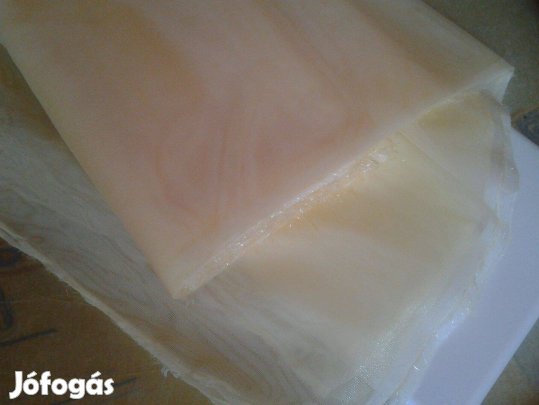 Új Sárga minta nélküli függöny (5,65 x 290cm)