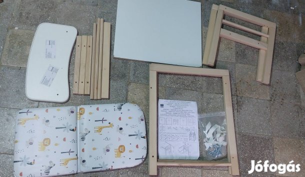 Új Schardt gyerek etetőszék, asztallal, átalakitható