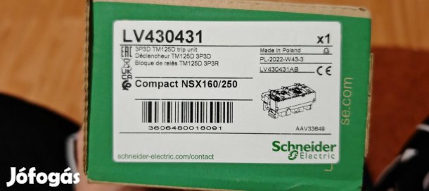 Új Schneider LV 430431 megszakító 