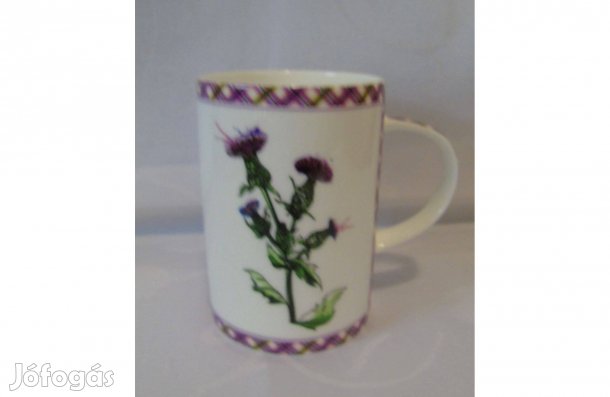 Új Scoland porcelán bogáncsos bögre