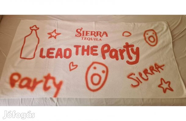 Új Sierra Tequila branded party törölköző