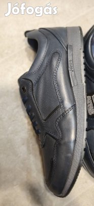 Új Sioux Rojaro prémium férfi bőr sneaker 45-ös méret Navy