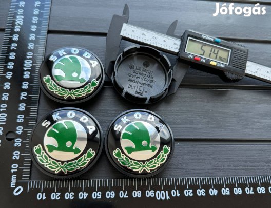 Új Skoda 56mm Felni Alufelni Kupak Felniközép Felnikupak 1J0601171