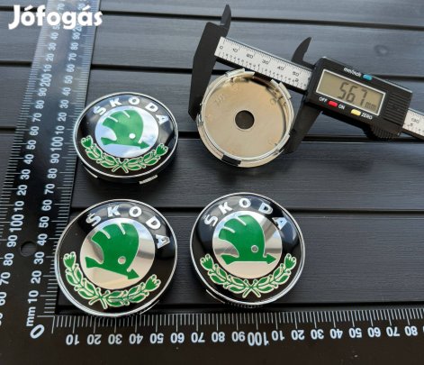 Új Skoda 60mm Felni Alufelni Közép Kupak Felniközép Felnikupak Sapka